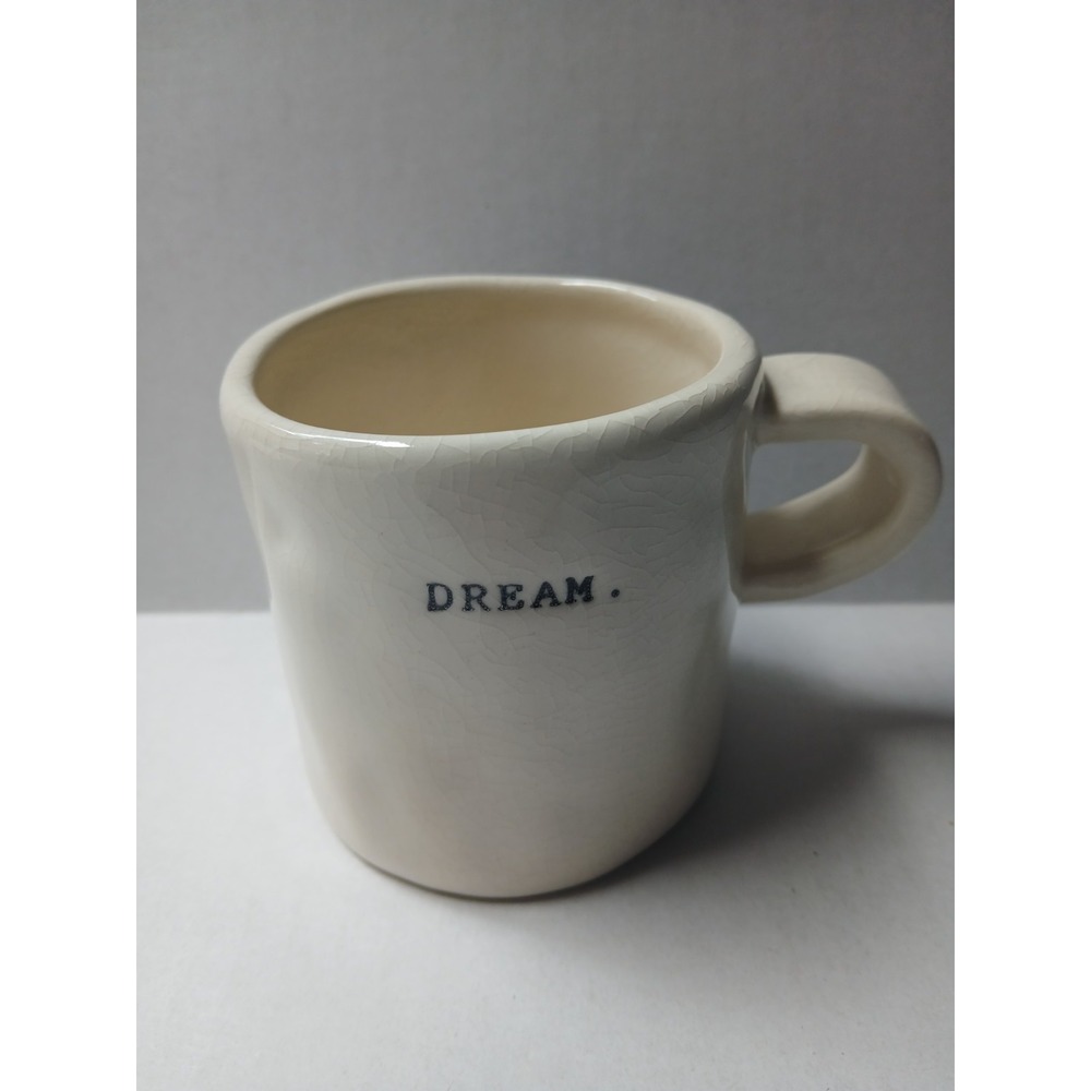 Vintage HTF RAE DUNN Magenta Artisan Dimpled Small Mug DREAM Early Edition